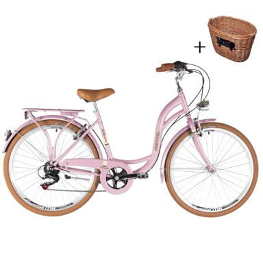 KENZEL Gradski bicikl Bellissima Royal, 26", roza